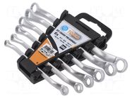 Wrench-set; box,bent; Chrom-vanadium steel; 6pcs. PG TOOLS