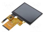 Display: TFT; 3.5"; 320x240; Illumin: LED; Dim: 76.84x63.84x4.86mm RAYSTAR OPTRONICS