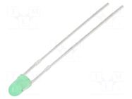LED; green; 2.9mm; 6mcd; 60°; Front: convex; 12÷14VDC; No.of term: 2 LUMEX