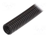 Protective tube; Size: 12; polyamide; black; -40÷120°C; PA6S ANAMET EUROPE