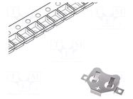 Holder; CR2020,CR2025,CR2032; Batt.no: 1; SMT; solder lugs; steel KEYSTONE