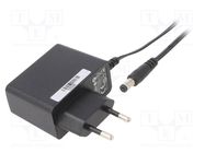 Power supply: switched-mode; mains,plug; 24VDC; 0.5A; 12W; Plug: EU POS