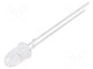 LED; red; 5mm; 24000÷65000mcd; 4°; Front: convex; 2.2÷3VDC VISHAY