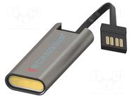 Torch: LED keyring; IP20; 7.5lm,75lm; 2.5h; L: 55mm; W: 25mm; H: 15mm SCANGRIP