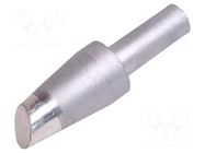 Tip; conical sloped; 10mm; for soldering station QUICK