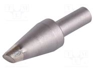 Tip; conical sloped; 6mm; for soldering station QUICK