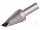 Tip; cut spade; 6x2mm; for soldering station; QUICK-206D QUICK