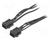 Cable; male-male; PIN: 6; 0.4m; 4A; Insulation: PVC; TLYp; 0.35mm2 ESPE