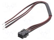 Cable; male,cables; PIN: 6; 0.2m; 4A; Insulation: PVC; TLYp; 0.35mm2 ESPE