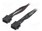 Cable; Micro-Fit 3.0; male-male; PIN: 8; 0.6m; 4A; Insulation: PVC ESPE