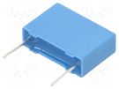 Capacitor: polyester; 1uF; 40VAC; 63VDC; 10mm; ±5%; 13x9x4mm; THT EPCOS