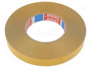 Tape: fixing; W: 19mm; L: 50m; Thk: 0.22mm; double-sided; transparent TESA