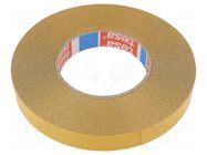 Tape: fixing; W: 19mm; L: 50m; Thk: 0.22mm; double-sided; transparent TESA