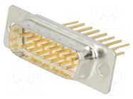 Connector: D-Sub; PIN: 15; socket; male; wrapped connections Deltron AG