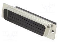 Connector: D-Sub; PIN: 50; plug; male; for cable; Type: w/o contacts Deltron AG