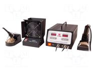 Station: soldering/desoldering; 100W; 100W; 300÷450°C; 220VAC XYTRONIC