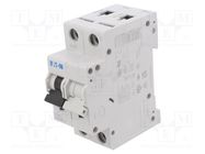 Circuit breaker; 230/400VAC; Inom: 4A; Poles: 1+N; Charact: C; 15kA EATON ELECTRIC