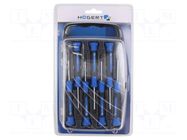Precision; Phillips,slot,Torx®; 7pcs; Screwdriver: precision-set HÖGERT TECHNIK