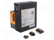 Power supply: switched-mode; for DIN rail; 240W; 24VDC; 10A; OUT: 1 WEIDMÜLLER