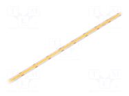 COB LED tape; white warm; LED/m: 480; 8mm; IP65; 8W/m; CRImin: 90 WISVA OPTOELECTRONICS