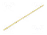 COB LED tape; white cold; LED/m: 320; 8mm; IP65; 8W/m; CRImin: 90 WISVA OPTOELECTRONICS