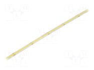 COB LED tape; white cold; LED/m: 480; 8mm; IP65; 8W/m; CRImin: 90 WISVA OPTOELECTRONICS