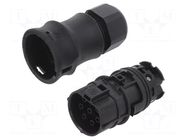 Connector: circular; plug; RST; female; PIN: 7; 250V; silver plated WIELAND