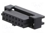 Connector: wire-wire/PCB; plug; female; PIN: 14; Milli-Grid; IDC MOLEX