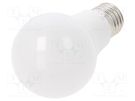 LED lamp; cool white; E27; 220/240VAC; 806lm; P: 8.5W; 200°; 6500K V-TAC
