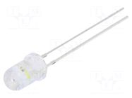 LED; red/cold white; 5mm; blinking; 3000÷4200mcd,7000÷8400mcd OPTOSUPPLY