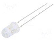 LED; red/yellow; 5mm; blinking; 3000÷4200mcd; 30°; 3÷5VDC; 1.5Hz OPTOSUPPLY