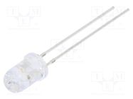 LED; 5mm; yellow; blinking; 3000÷4200mcd; 30°; 3÷5V; Front: convex OPTOSUPPLY