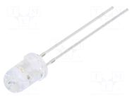 LED; yellow; 5mm; blinking; 3000÷4200mcd; 30°; 3÷5VDC; Front: convex OPTOSUPPLY