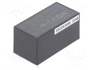 Converter: AC/DC; 4W; Uin: 85÷305VAC,120÷431VDC; Uout: 15VDC; 81% CINCON