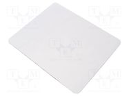 Mouse pad; white; Features: labelling-friendly surface 