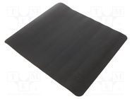 Mouse pad; black; Features: water resistant; 275x320x3mm GEMBIRD