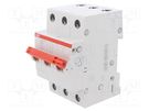 Switch-disconnector; Poles: 3; for DIN rail mounting; 50A; 415VAC ABB