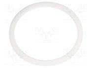 Gasket; PTFE; Thk: 3mm; Øint: 63.2mm; Øout: 73.9mm; M63; white LAPP