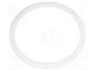 Gasket; PTFE; Thk: 3mm; Øint: 63.2mm; Øout: 73.9mm; M63; white LAPP