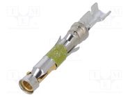 Contact; female; 16; brass; gold-plated; 0.2÷0.6mm2; 24AWG÷20AWG TE Connectivity