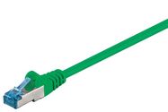 CAT 6A Patch Cable, S/FTP (PiMF), green, 5 m - copper conductor (CU), halogen-free cable sheath (LSZH)