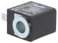 Accessories: coil for solenoid valve; 24VAC; 9mm; IP00; -40÷50°C DANFOSS