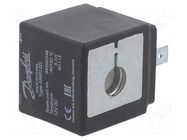 Accessories: coil for solenoid valve; 9mm; 12VDC; IP00; -40÷50°C DANFOSS