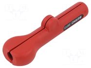 Stripping tool; 8÷13mm2; Wire: round ERKO