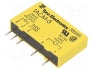 Relay: solid state; Ucntrl: 5VDC; THT; 43.6x10.3x25.5mm; -30÷80°C TE Connectivity