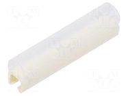 Markers; Marking: empty; 2.4÷3mm; PVC; white; -30÷60°C; push-in PARTEX