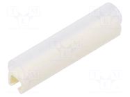 Markers; Marking: empty; 2.4÷3mm; PVC; white; -30÷60°C; push-in PARTEX