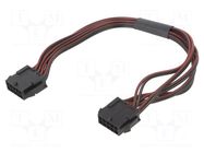 Cable; male-male; PIN: 10; 0.2m; 4A; Insulation: PVC; TLYp; 0.35mm2 ESPE