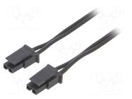 Cable; female; PIN: 2; 0.2m; 4A; Insulation: PVC; Colour: black-red ESPE