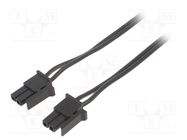Cable; Micro-Fit 3.0; cables,female; PIN: 2; 0.8m; 4A; TLYp; 0.35mm2 ESPE